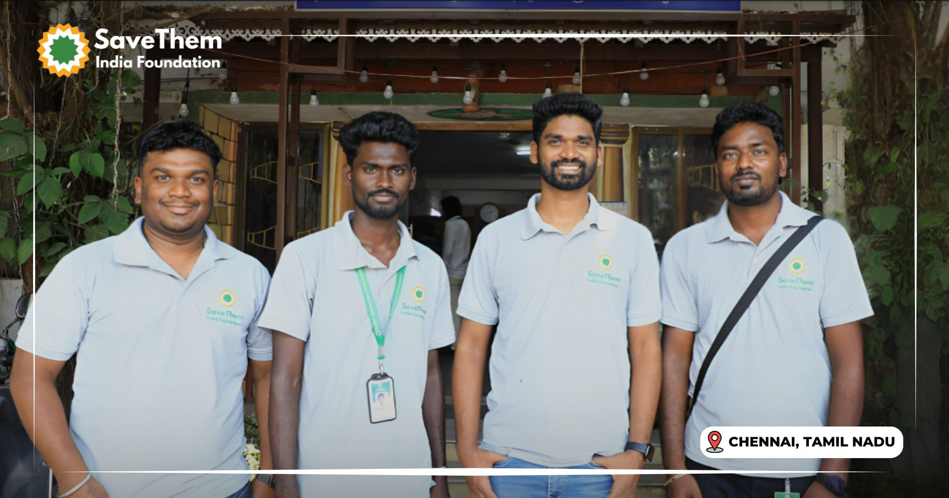 Children learning under SaveThem India's education program