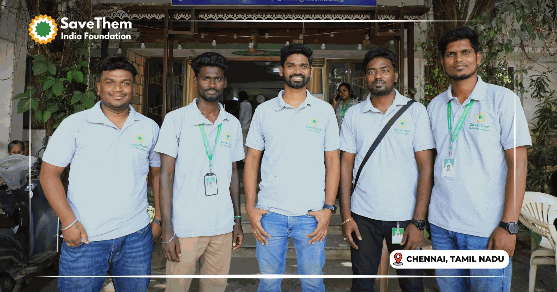 Children learning under SaveThem India's education program